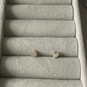 Gorjana Diamond Heart Earrings